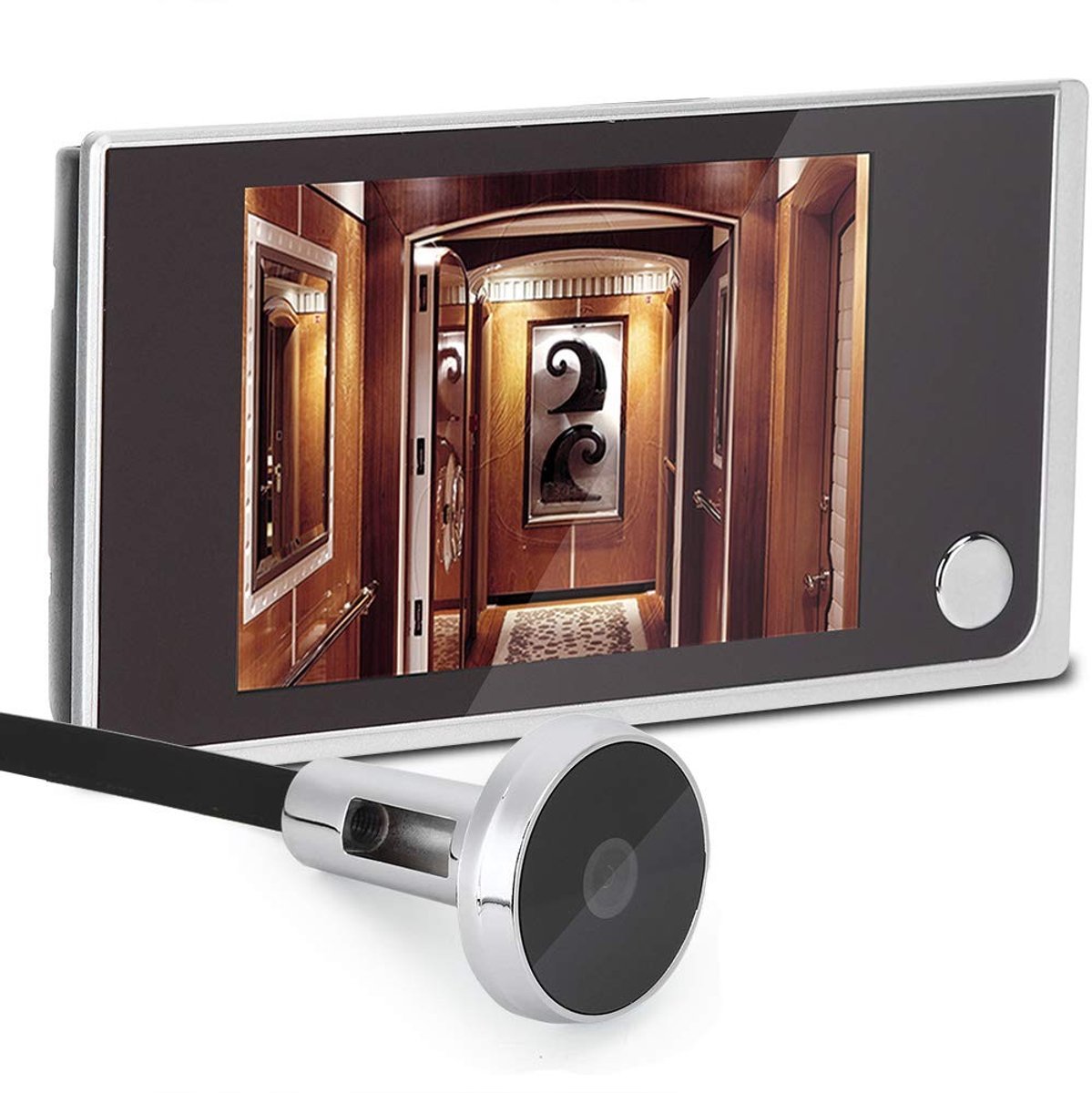 Dailygoody - Tangxi Digitale Peephole met 3.5 inch LCD Scherm en 120° Kijkhoek voor Deurbeveiliging