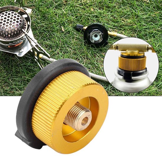 Dailygoody - Gaspatronen-adapter - Campingkooktoestel - Veilig en Lekvrij - Gasflesadapter - Ideaal voor Buiten - Geschikt voor Isobutaan — afbeelding 3