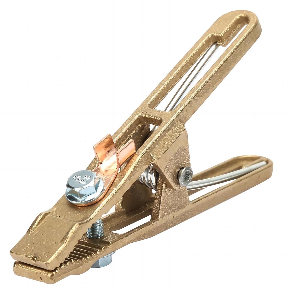 Dailygoody - Lassen Aarde Klem - Messing A-type Klem - Hoge kwaliteit - 1 stuk - Betrouwbare lasverbinding - Geschikt voor lassen - 260A