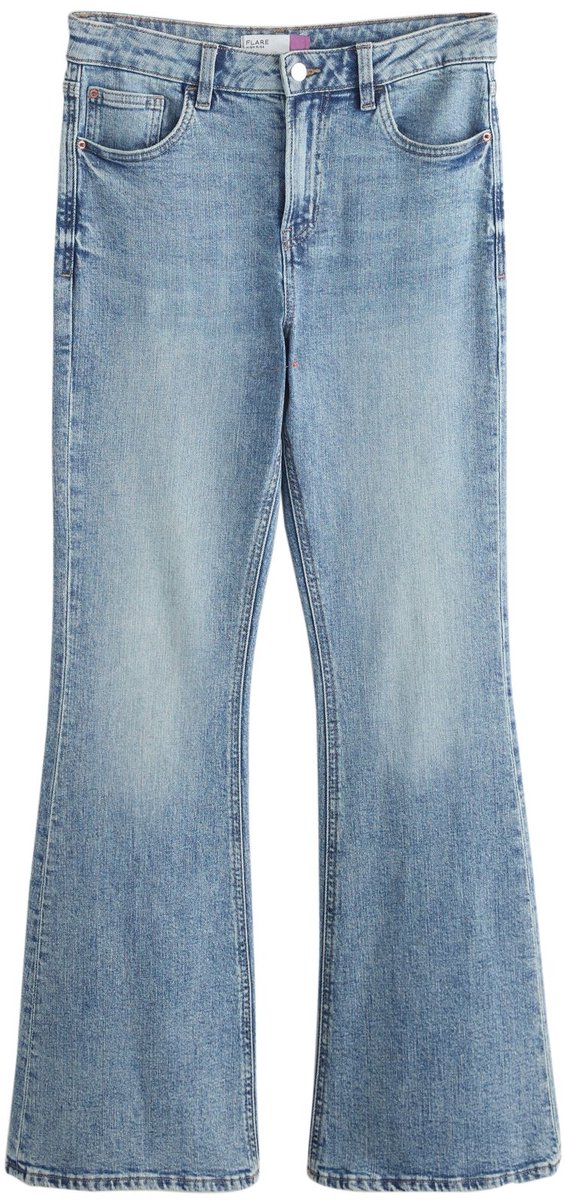 Next - Dames - Authentic jeans met flared pijpen - Blauw