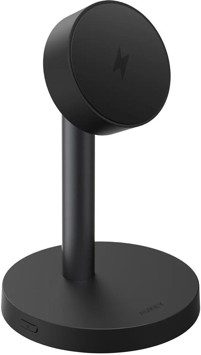 AUKEY LC-MC111 - Magnetisch Draadloze Oplader - 25W - QI2.2 gecertificeerd - Premium Dark Gray