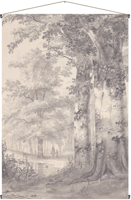 Art for the Home XL Wandkleed Forest Ride
