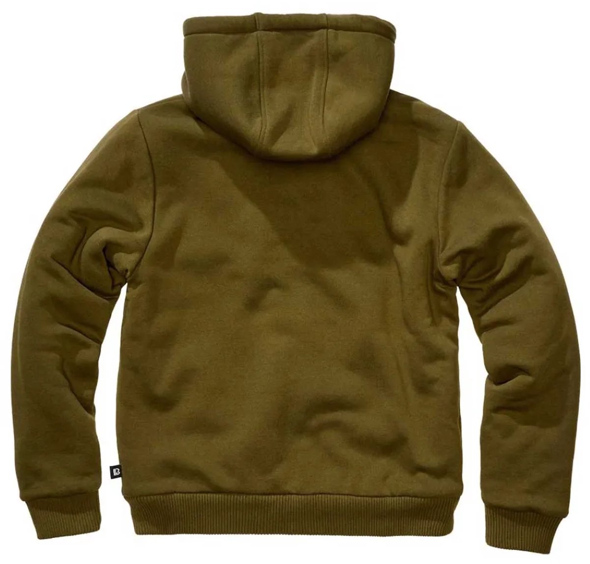 Brandit Sweatjacket Teddylining Heren Trui met capuchon - olijf - M — cadeau in Mode & Accessoires - foto 2