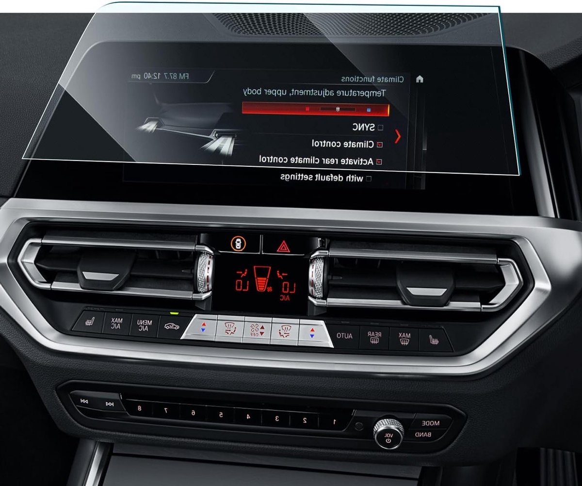 9H Beschermfolie 10.25 Inch voor BMW 3 G20 G21 G28 2019-2022 | Schermbeschermer, Krassenbescherming en Duurzaamheid