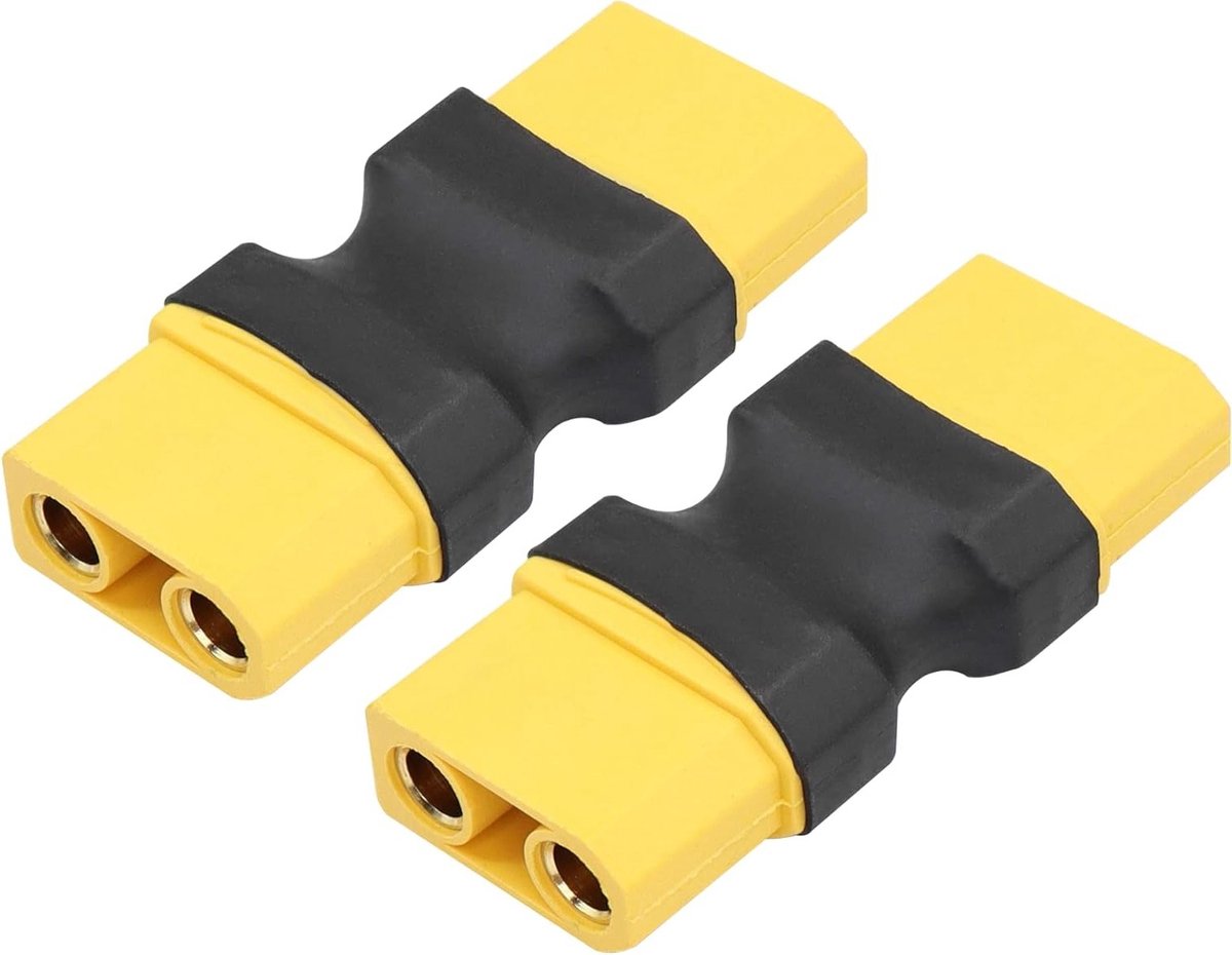 Vrouwelijke XT90 Connector Adapter voor RC, FPV, Drones en LiPo Batterijen - 2 Stuks