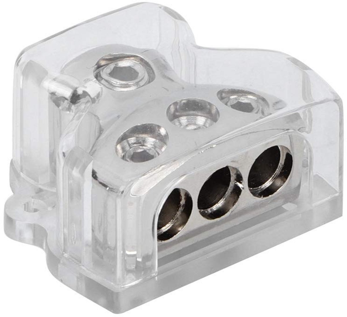 Dailygoody - Power Verdeelblok - 3-Weg Verdeelblok - 1x 0GA In en 3x 4GA Uit - Voor Auto Stereo - Betrouwbare Voeding - Ideaal voor Audio-installaties