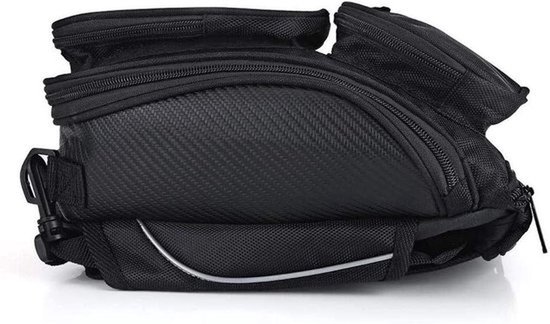 Tankzadeltas motorfiets - Waterdicht - Zwart - Tanktas - Opbergtas - Geschikt voor diverse modellen - 35 x 18 x 15 cm.