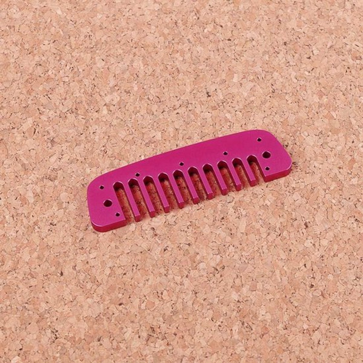 Kam Mondharmonica - Aluminiumlegering - 10 Gaten - Geschikt voor Hohner - Rose Red.