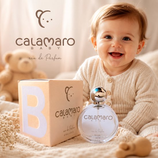 Baby - Baby Parfum - Baby Eau De Parfum - Baby Cadeau - Kraamcadeau - Baby Spullen - Merk Calamaro - Baby Jongen - Baby Meisje - Baby Spullen - Kraamcadeau - 50ML - Mooie Doorzichtige Parfum Flesje - Kerstcadeau - Christmas - Cadeautjes van Calamaro — afbeelding 3