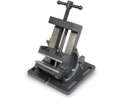 EBERTH machineklem, 90° kantelbaar, gemaakt van gegoten staal, maximale klembreedte 105 mm, bekbreedte 100 mm, klem voor boormachine, freesmachine, boorpersklem