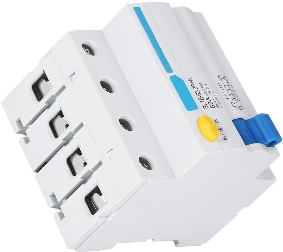 Dailygoody - BL1E-63 3P + N 63A Aardlekschakelaar 230V - Overloadbeveiliging tegen lekstroom