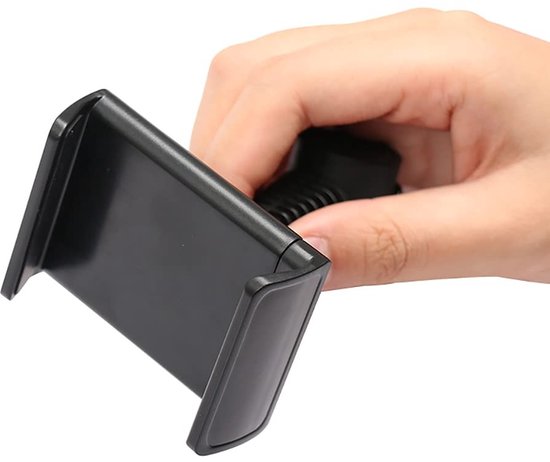 Dailygoody - Golf Swing Telefoonhouder - Universele Smartphone Houder - 360° Rotatie - Zwart - Geschikt voor Golf Buggy - Golf Swing Recording — afbeelding 2