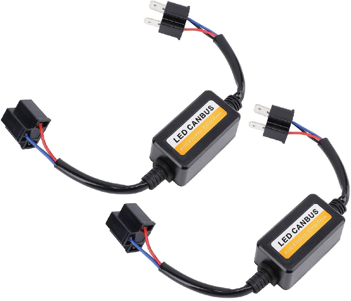 Dailygoody - H4 LED CANbus Decoder - LED Koplampen - Plug and Play - Weerbestendig - Anti Flikkerende LED - Voor Auto - 8267u9eowx