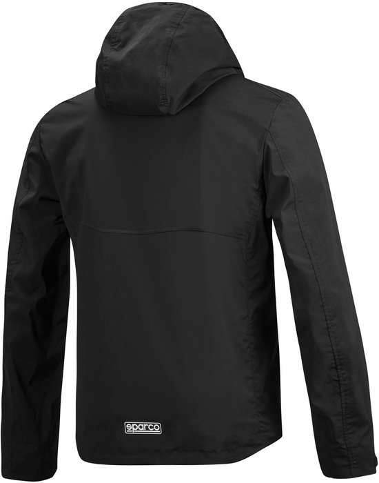 Sparco WINDBREAKER - Wind- en Waterdichte Unisex Jas met Racing Design - Zwart / s van Sparco — afbeelding 5