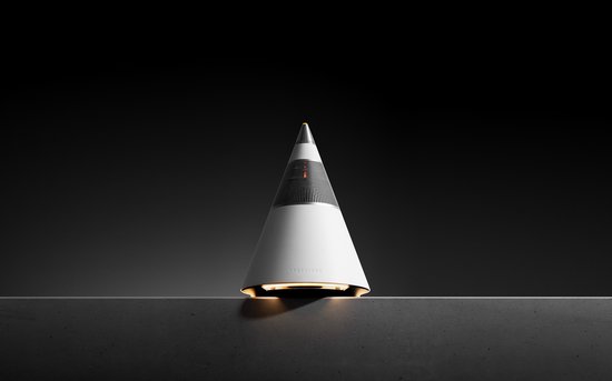 TRETTITRE TreSound1 Snow Peak - Concrete - 3-weg Hi-Fi bluetooth speaker - 120W - wit beton — afbeelding 5