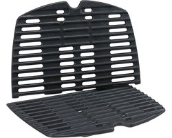 Cast Iron Kookroosters voor Weber Q100, Q1000, Q1200, Q1400 Gasgrill - Vervangende Grillroosters voor Optimale Warmteverdeling en Duurzaamheid