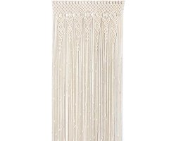 Macramé Gordijn voor Deur en Raam, Boho Wanddecoratie, Scheidingswand en Decoratie voor Thuis en Bruiloft, Handgemaakt en Uniek Design