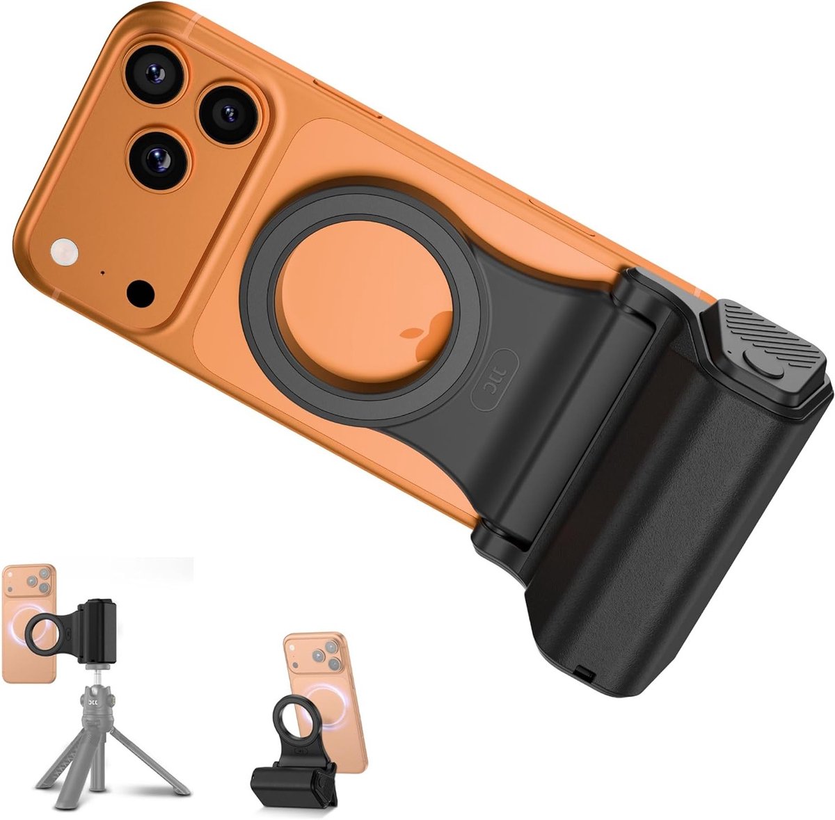 Magnetische Handgreep voor Smartphone met Bluetooth Afstandsbediening, Ideaal voor Fotografie en Videoproductie, Geschikt voor iPhone en Android Smartphones