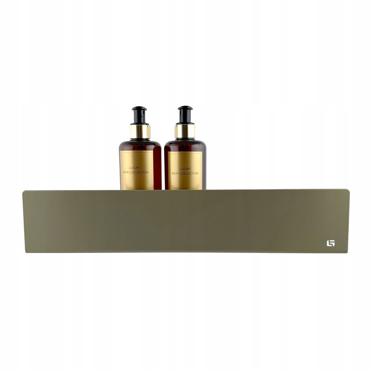 SlowDeco ISLA - Badkamerplank - 60 cm - Beige - Wandmontage - Gepoedercoat metaal
