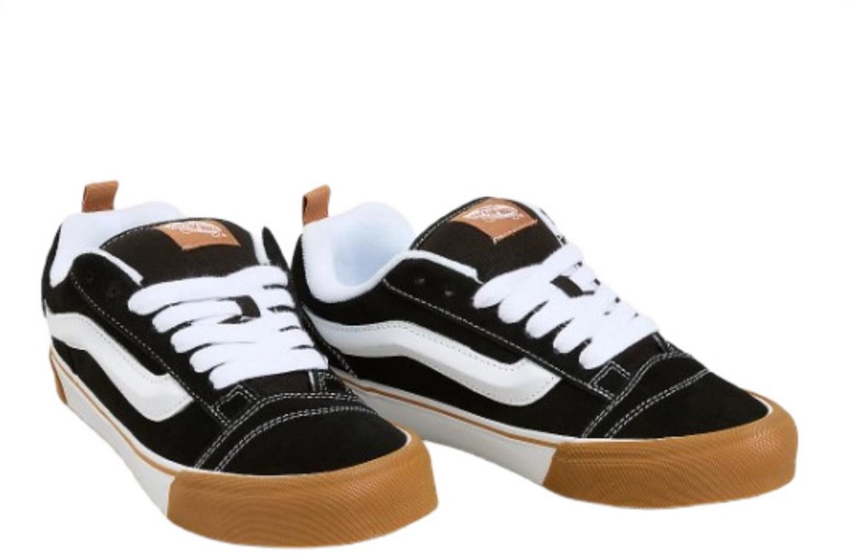 Vans Knu Skool unisex sneakers van natuurlijk leer VN0009QCCJI1 Veelkleurig