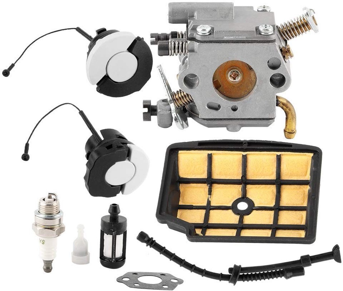 Dailygoody - Carburetor - Vervangingscarburateur - Hoge kwaliteit - Aluminium - Geschikt voor MS200 / MS200T - Perfecte afstemming op originele onderd