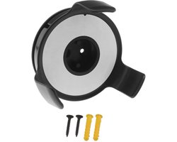Dailygoody - Wandmontagebeugel - Klauwvormige Luidsprekerbeugel - Ruimtebesparend Ontwerp - Zwart - Compatibel met Echo Dot 3/4 - Ideaal voor Sma