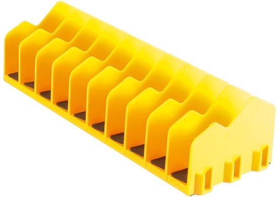 Allecto - Tangenhouder - Gereedschapskistorganizer - Antislip rubberen basis - Geschikt voor 7,6 cm hoge lades - 10 tangen - Compact ontwerp van Merkloos — afbeelding 4