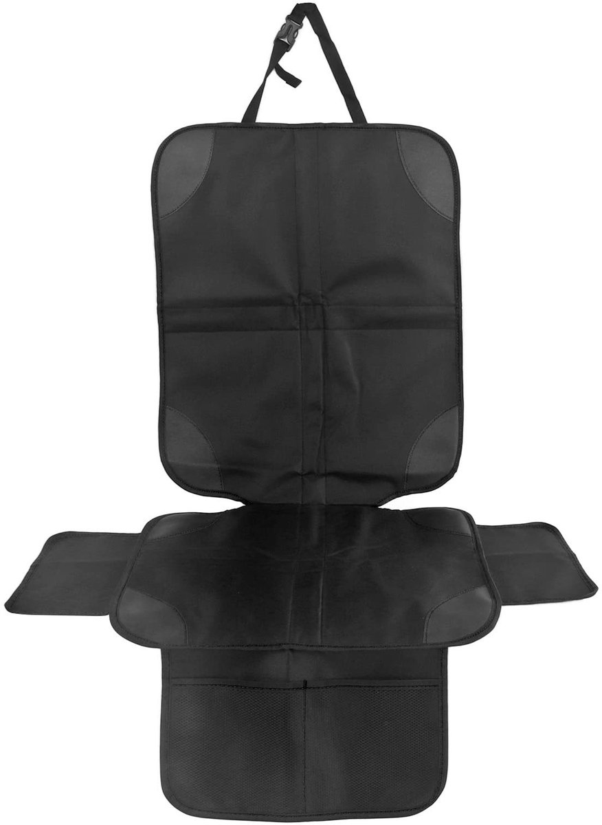 Dailygoody - Kinderautostoel Beschermer - Opbergtassen voor Veiligheid - Zwart - Bescherming voor autostoelen - Waterafstotend materiaal - Geschikt vo