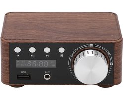 Krachtige Mini Audio Versterker 2.0 HiFi Stereo met Bluetooth 5.0 en USB Input