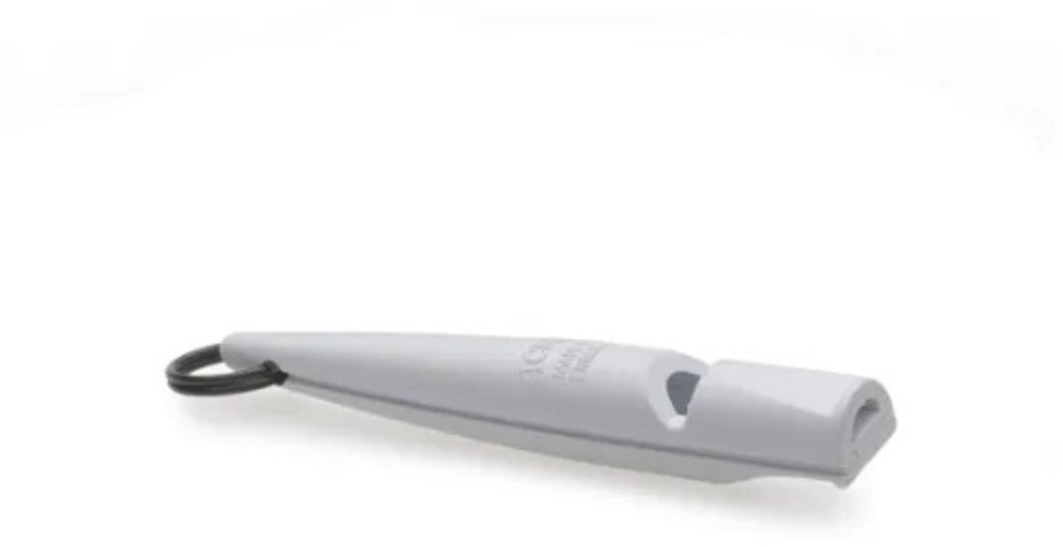 ACME - Dog Whistle - 211.5 - professionele allround hondenfluit - medium pitch - 1,5 km - wit - zonder fluitkoord