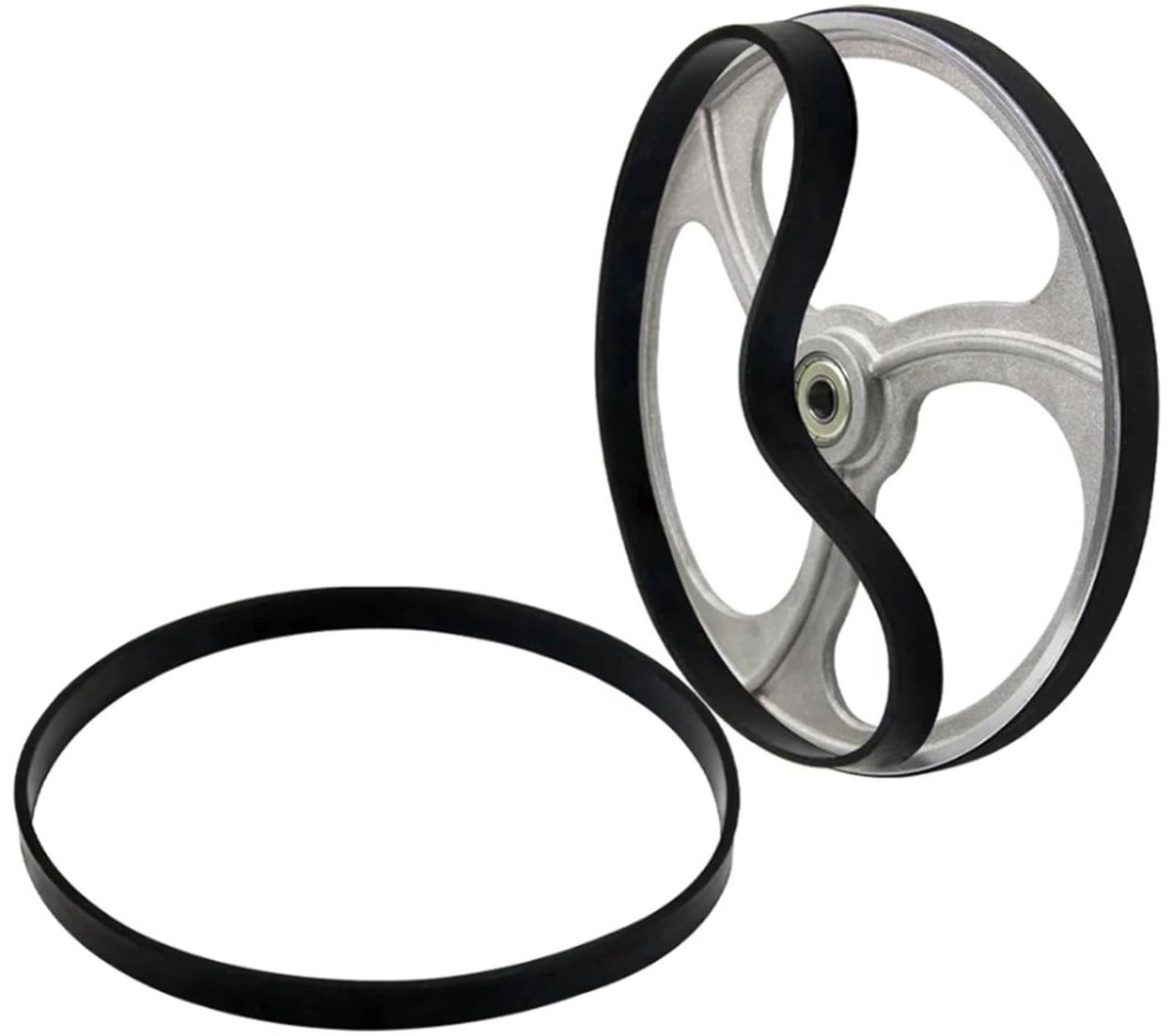Rubber Bandsaw Bladen voor Houtbewerking - 12mm Breed, 3mm Dikte, Geschikt voor 8 inch Bandzagen, Duurzaam en Antislip