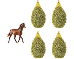 Hooizak voor Paarden, 4 Stuks, Grote Langzame Hooizak voor Paarden, Geiten en Schapen, Duurzaam en Handig voor Stallen