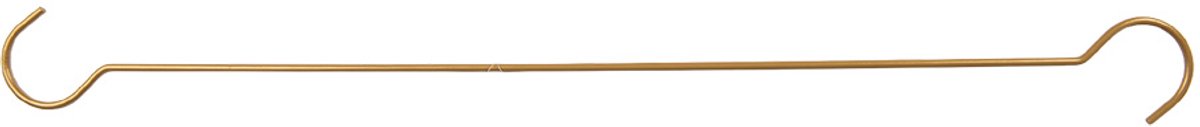 Clayre & Eef Haak 120x6x1 cm Goudkleurig Metaal