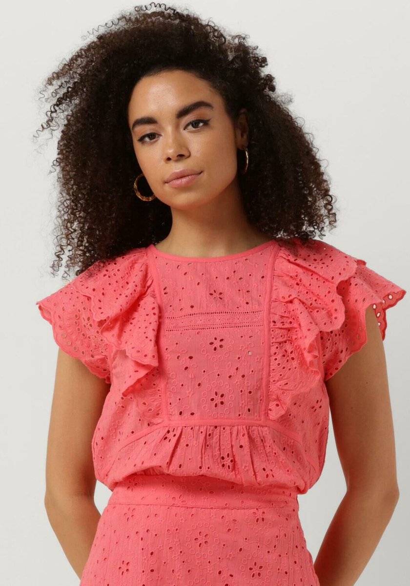Fabienne Chapot Gigi Top 267 Tops & T-shirts Dames - Shirt - Roze - Maat 38