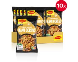 MAGGI Stir-Fry Noodles Bami Goreng - 10 stuks x 185g - Voordeelverpakking