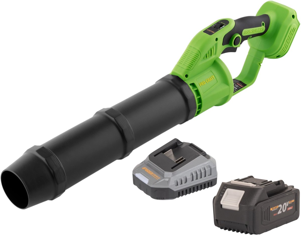 Procraft PB24bb accu bladblazer 20 V borstelloos + 1x accu 4,0 Ah + oplader