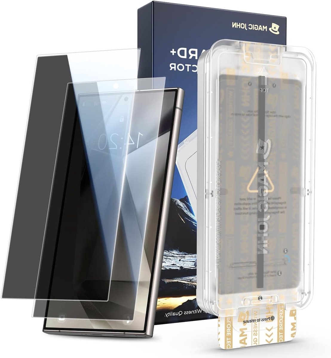 Samsung Galaxy S24 Ultra Hoes met 25 Graden Bescherming, Eenvoudige Installatie en Inclusief Montage Gereedschap, Case Vriendelijk en Duurzaam