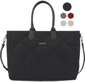 Mommsy Luiertas – Verzorgingstas – Mom Bag – Thermo Vak – Gewatteerde Puffer Stof – Mommy Bag – Extra Ruim – Waterafstotend – Organizer – Lichtgewicht – Zwart