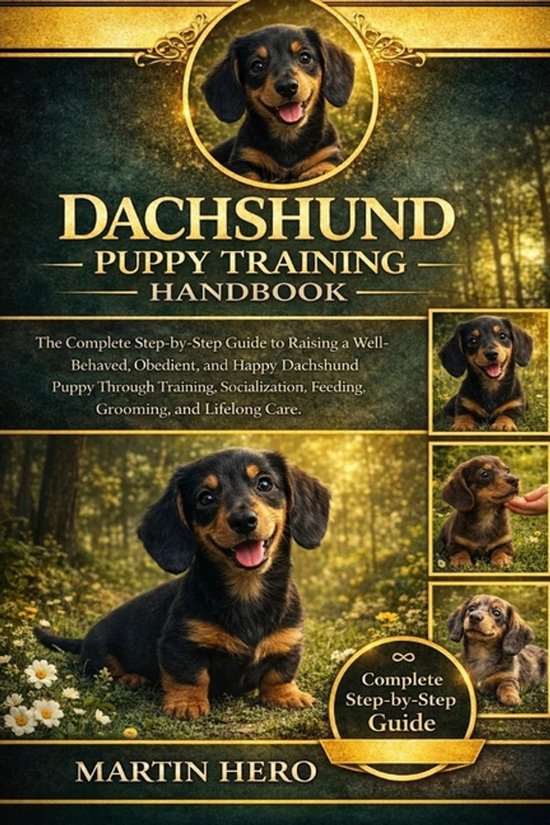 Dachshund Puppy Training Handbook - cover