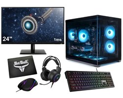 Ryzen 5 Budget Game PC Setup Compleet met 24