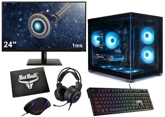 AMD Ryzen 5 Game PC Set 16GB RAM 50...