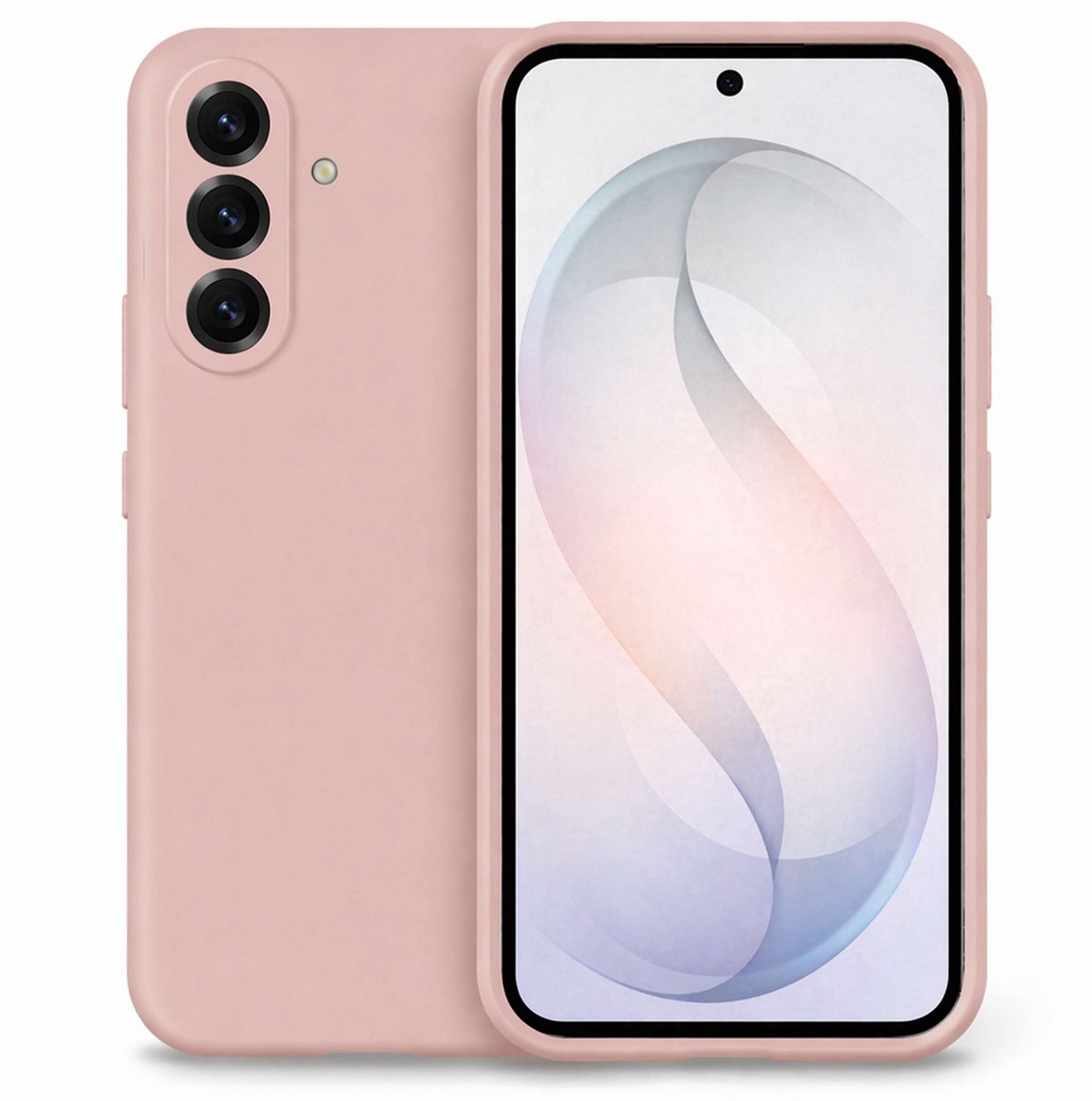 Technow hoesje geschikt voor Samsung Galaxy S26 Plus - Liquid Back Case - Cover - Roze