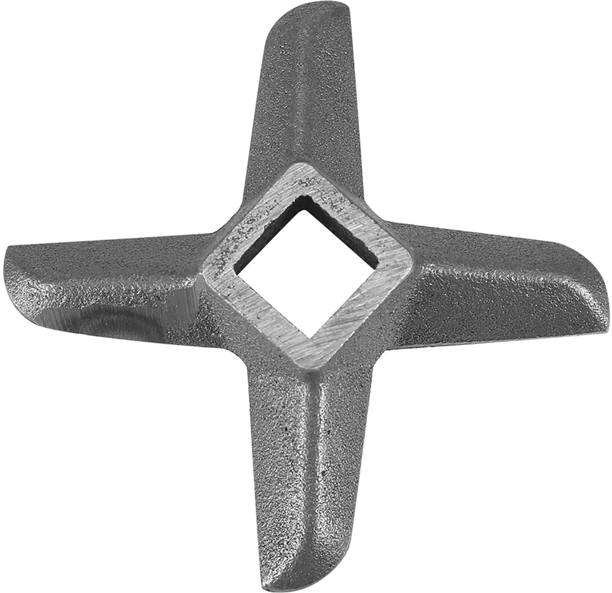 Allecto Vleesmolen Mes Professioneel Staal Nr. 32 Snijder Deel voor Vlees Geschikt voor Keuken Zilver