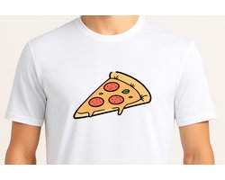 Dad Loves Pizza - T Shirt - Cute - Sarcastic - GoodVibes - Funny - Gift - Cadeau - Sarcastisch - schattig - lief - feelgood - Vader - Papa