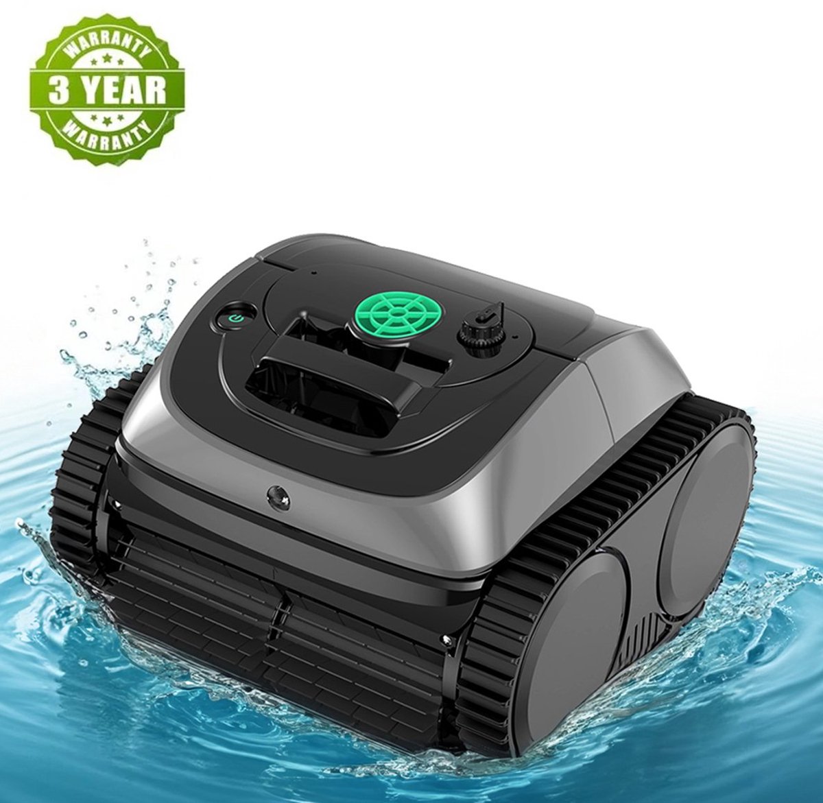 WYBOT C1 Draadloze Zwembadreiniger voor Grote Zwembaden – Robotische Zwembadrobot met Wand-, Waterlijn- en Bodemreiniging tot 150 m²