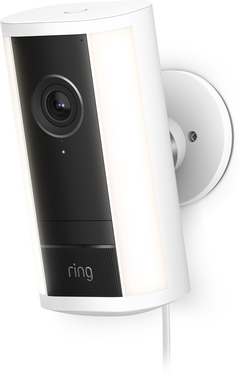 Ring Buitencamera Pro 4K Plug-in Beveiligingscamera Wit - afbeelding 2