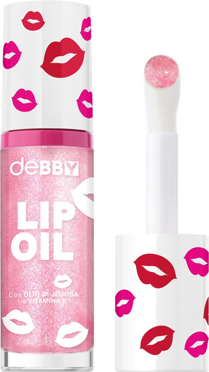 Debby Lip Oil – Kleur 02 Strawberry - Hydraterende & Glanzende Lip Oil – Voedt & Verzacht Lippen – Niet Plakkerig – Met Intensieve Glansfinish – Verzorgende Formule voor Zachte, Gezonde Lippen – Voor Dagelijks Gebruik & Stralende Lippen