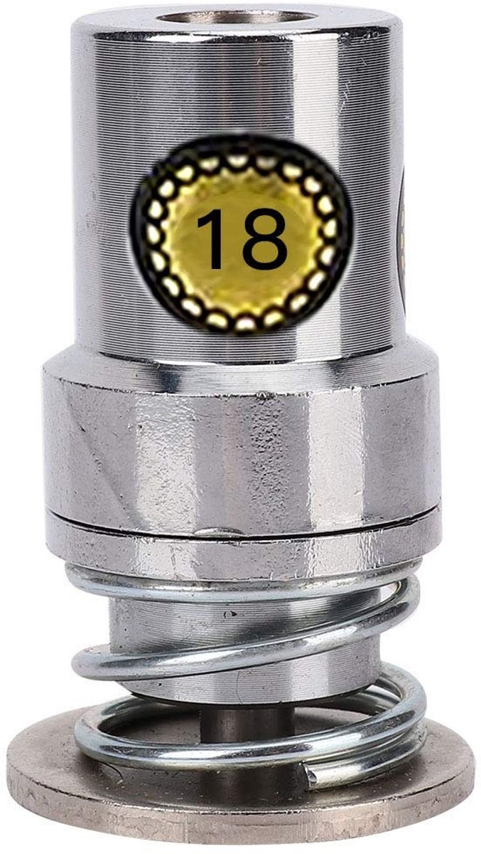 RVS Knopvormen - Handpers voor Brood Mould - DIY Knoppen Maken (18 Liter)