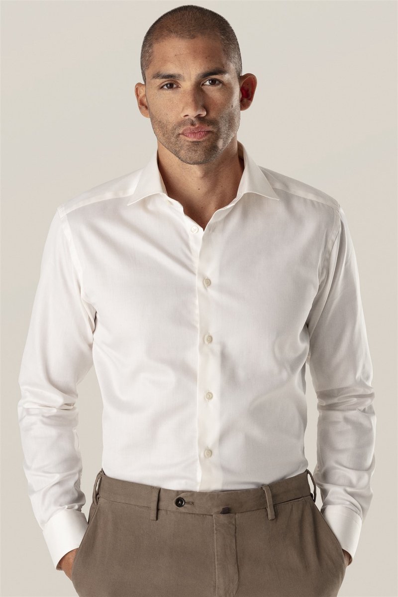 Eton business overhemd beige