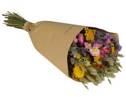 Wildflowers by Floriëtte Field Bouquet - Multi - Kleur - 50 cm - Droogbloemen - Boeket